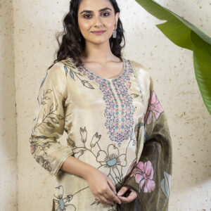 Digital Print 3 Pcs Jari Emy