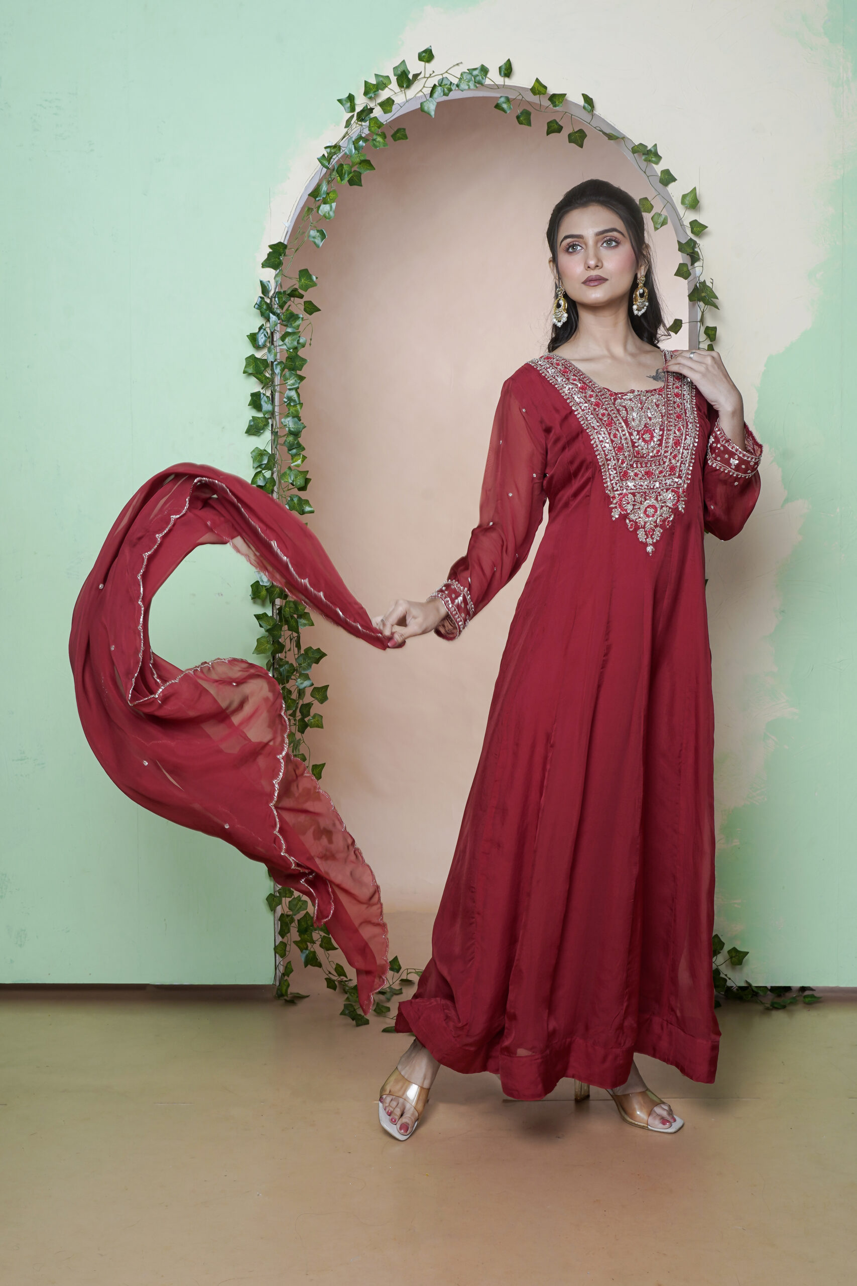 PURE ORGANZA TEO PCS HEAVY HAND EMBY